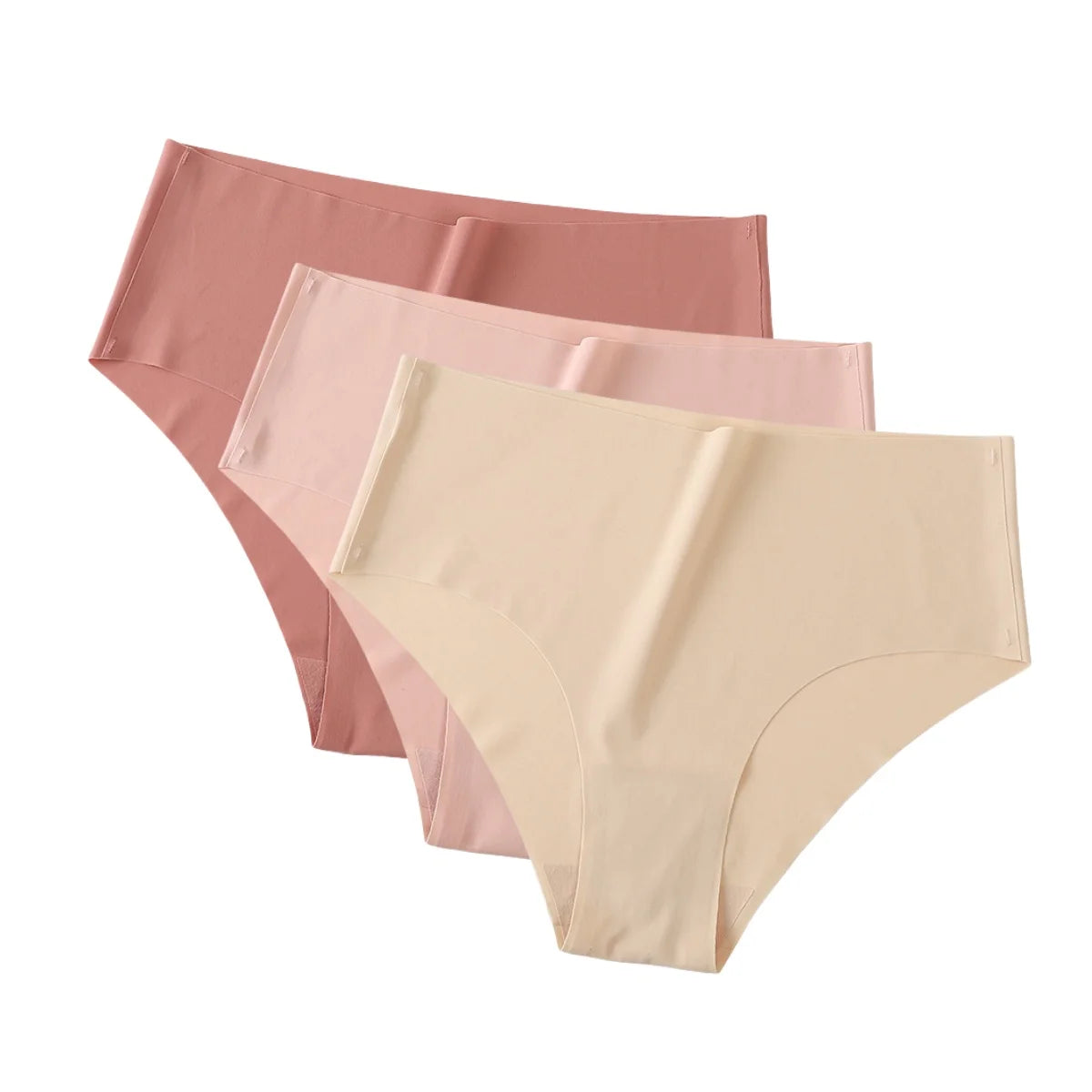 CowLost | product_id-3pcs-women-high-waist-seamless-breathable-ice-silk-stretch-panties-xs-xl |12