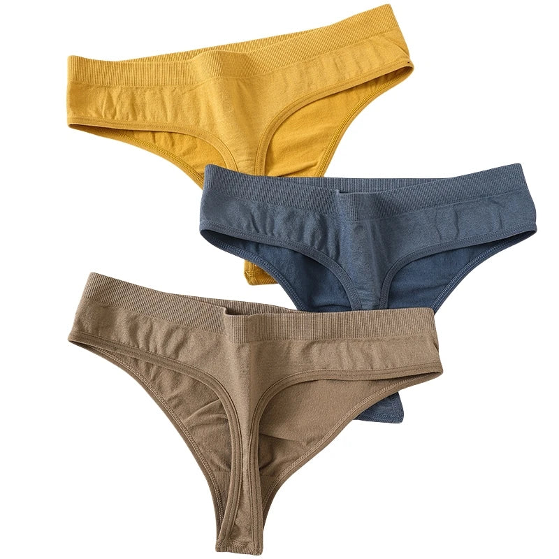 CowLost | product_id-10pcs-womens-seamless-low-waist-g-string-thong-panties-m-xl-sexy-underwear |3