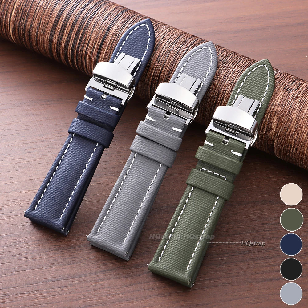 CowLost | watch-bands-product_id-quick-release-waterproof-sailcloth-watch-strap-18-22mm-with-butterfly-buckle-for-seiko-omega-men-women |7