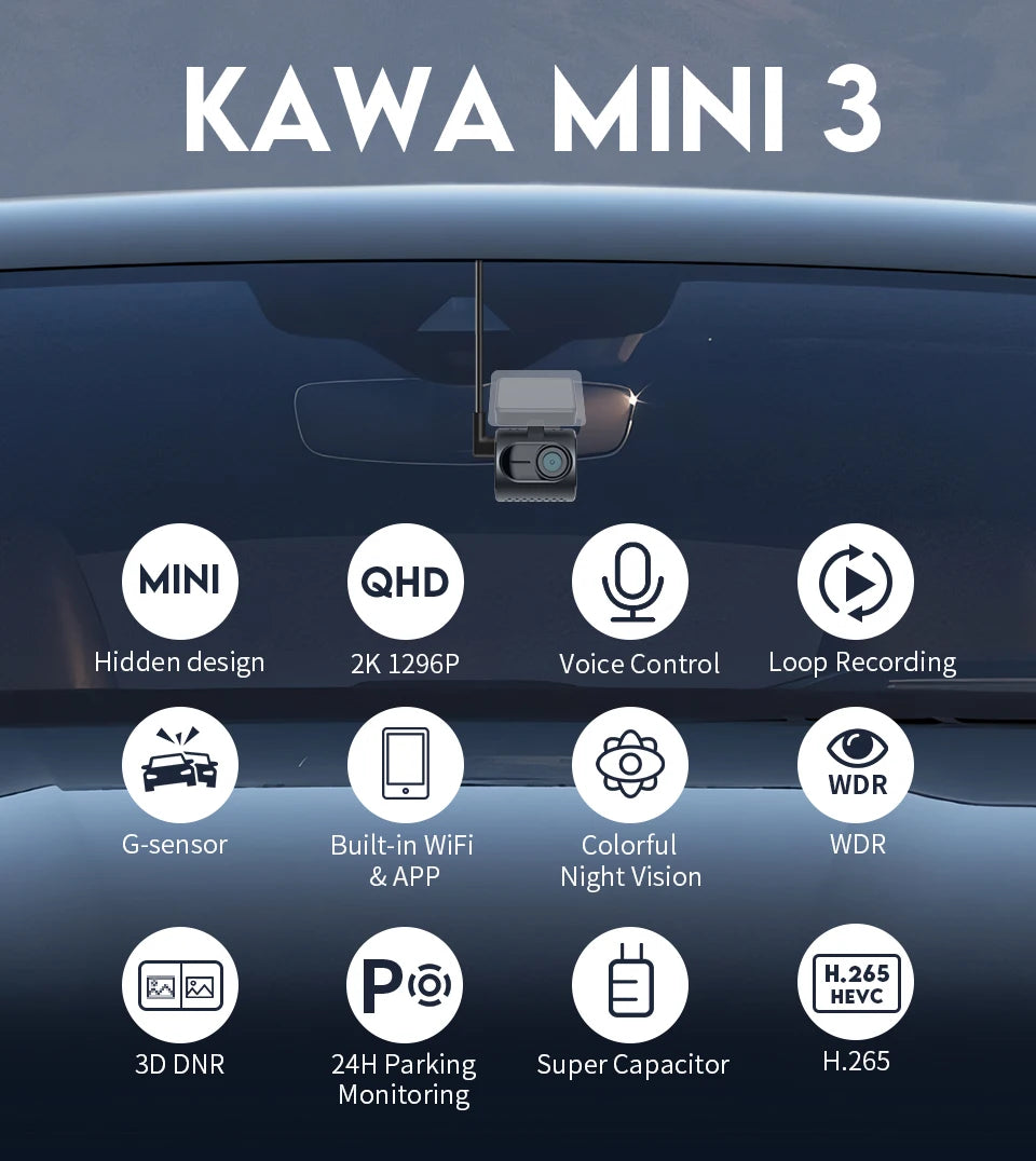 CowLost | product_id-kawa-mini-3-2k-car-dash-camera-dvr-with-wifi-voice-control-night-vision |8