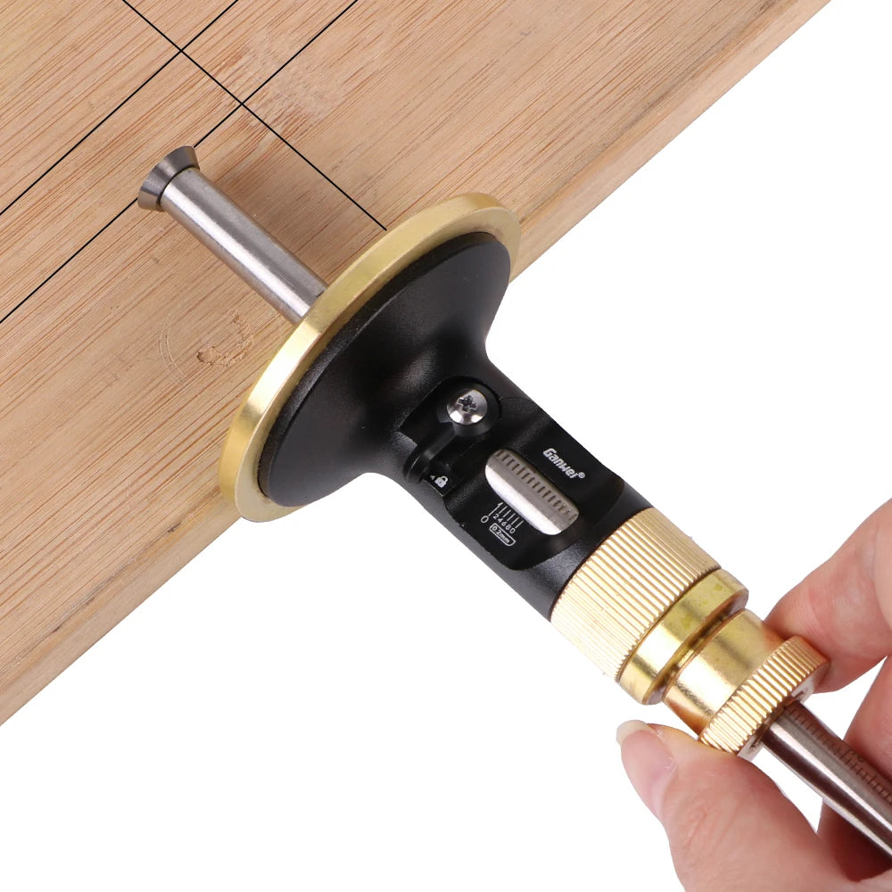 CowLost | blade-scribing-tools-european-style-scriber-new-carpentry-parallel-line-high-precision-woodworking-scriber-wheel-marking-gauge |3