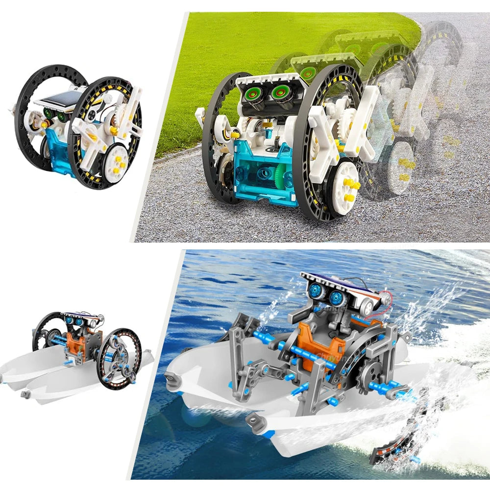 13-in-1 Solar Robot Kit DIY STEM Science Toys for Kids Gifts