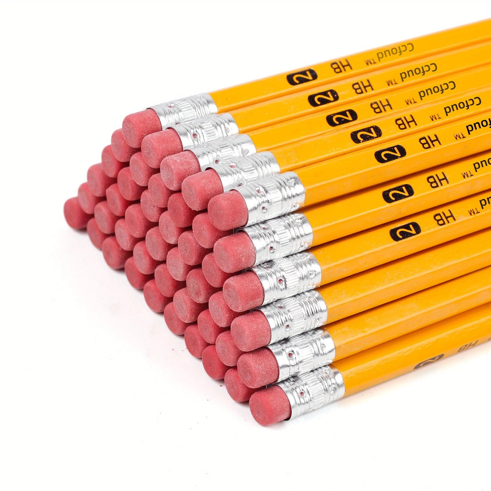 CowLost | standard-erasers-product_id-50-100-150pcs-hb-wood-cased-pencils-with-eraser-top-for-drawing-and-school-supplies |9