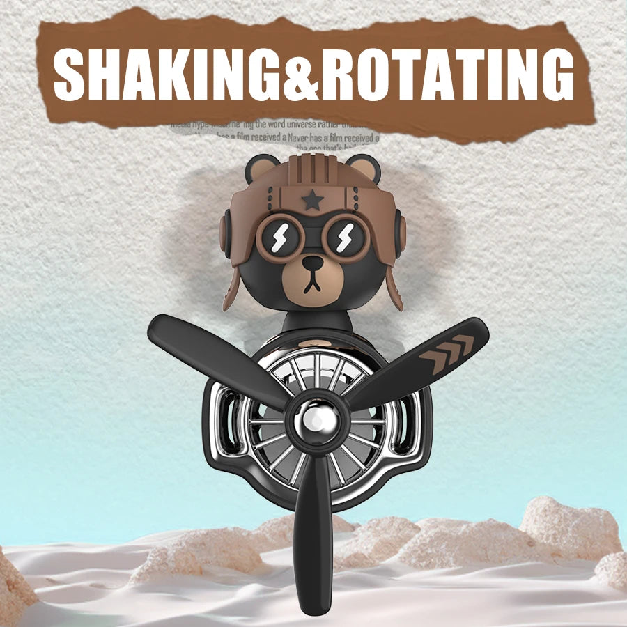 CowLost | product_id-pilot-bear-head-wind-rotation-car-air-freshener-vent-diffuser |4