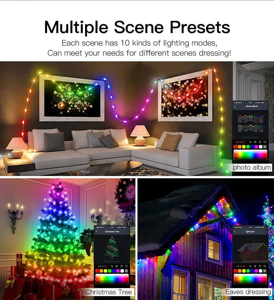 CowLost | product_id-dreamcolor-rgbic-usb-bluetooth-app-diy-led-fairy-string-lights-for-christmas-wedding-party |10