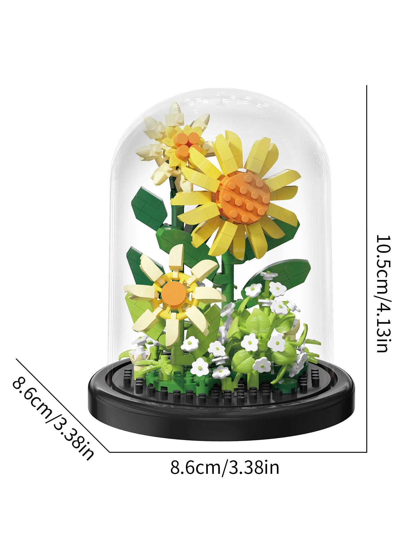 CowLost | product_id-micro-particle-building-block-sunflower-bouquet-diy-puzzle-toy-desktop-decoration |9