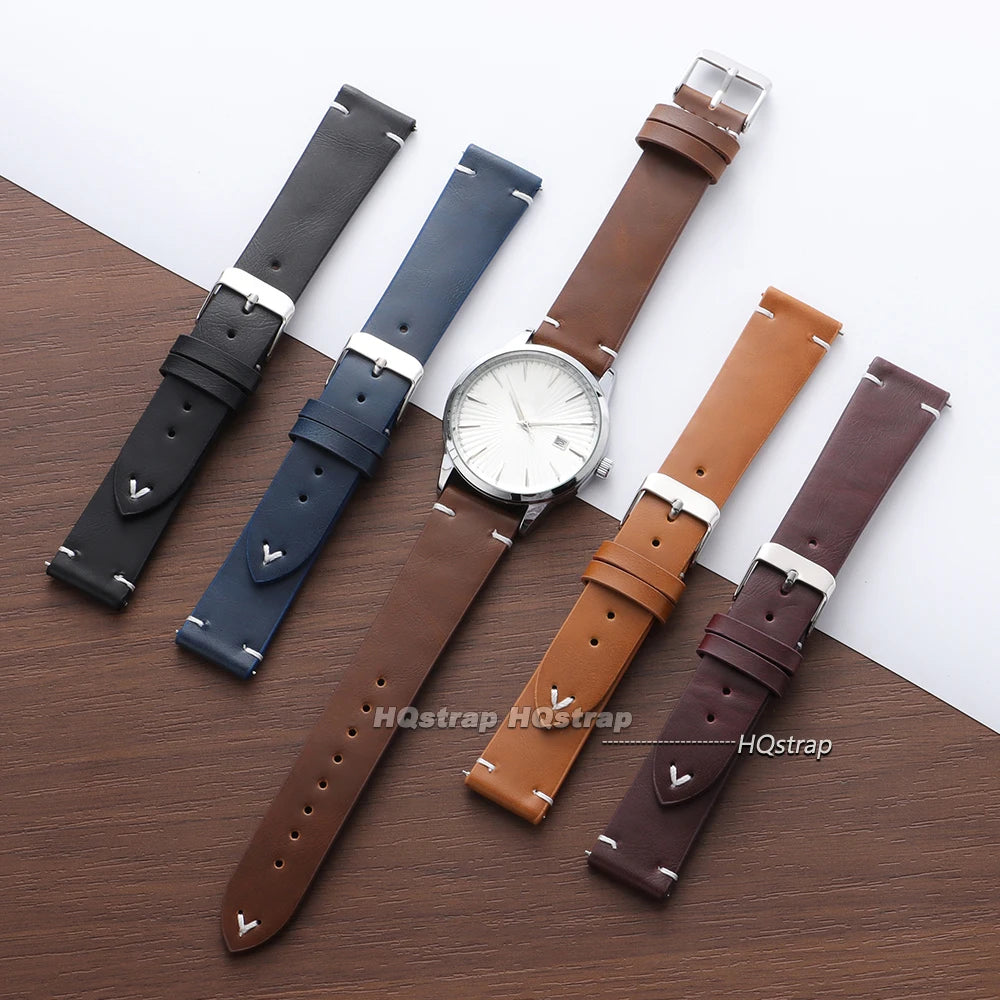 CowLost | bracelets-product_id-vintage-retro-calfskin-leather-quick-release-watch-band-18-22mm-universal-unisex-wrist-strap |3