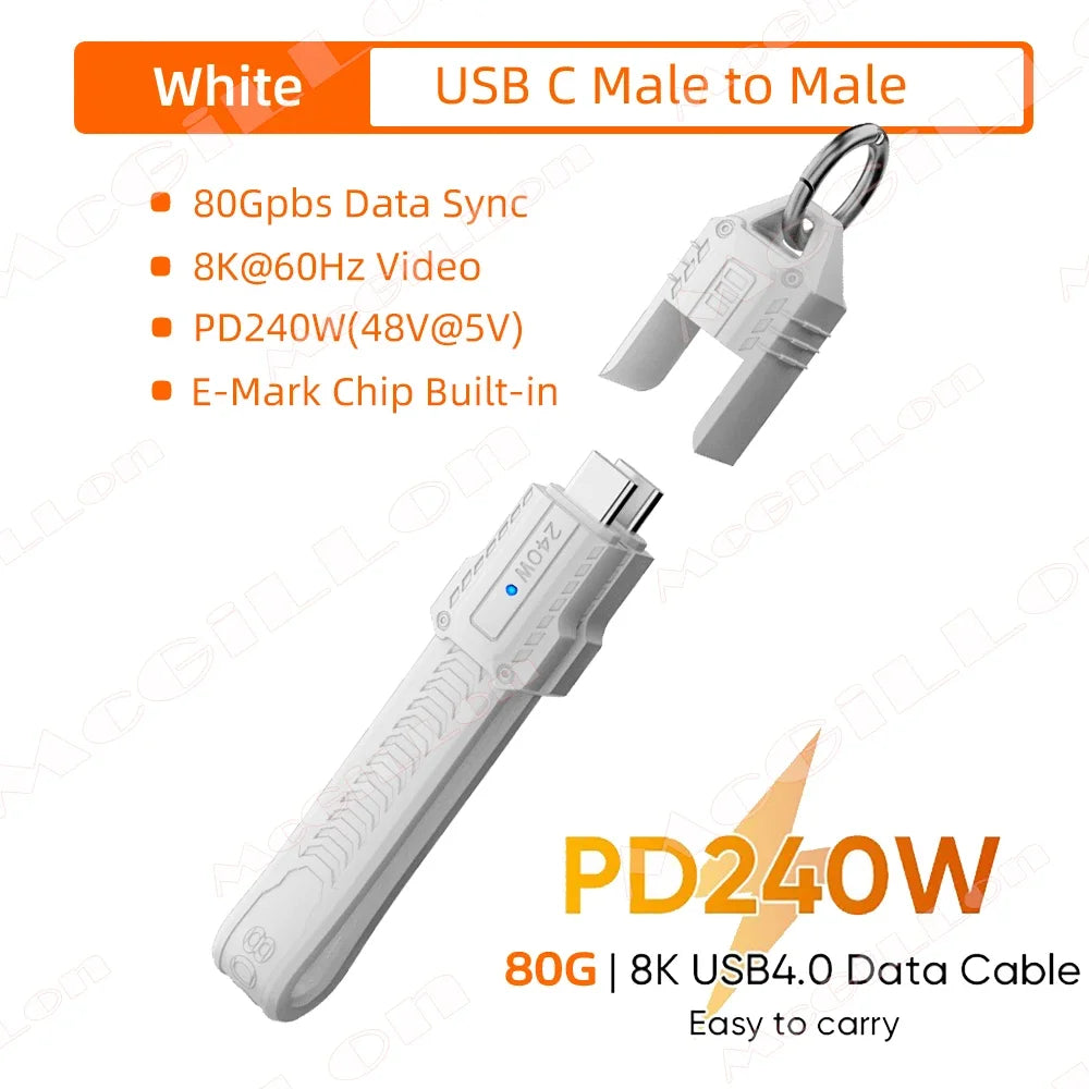 CowLost | product_id-keychain-usb4-80gbps-240w-5a-usb-c-to-usb-c-cable-for-iphone-16-15-macbook-thunderbolt-4-8k-60hz |18