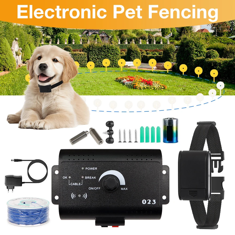 HT-023 Rechargeable Electronic Dog Fence & Training Collar System