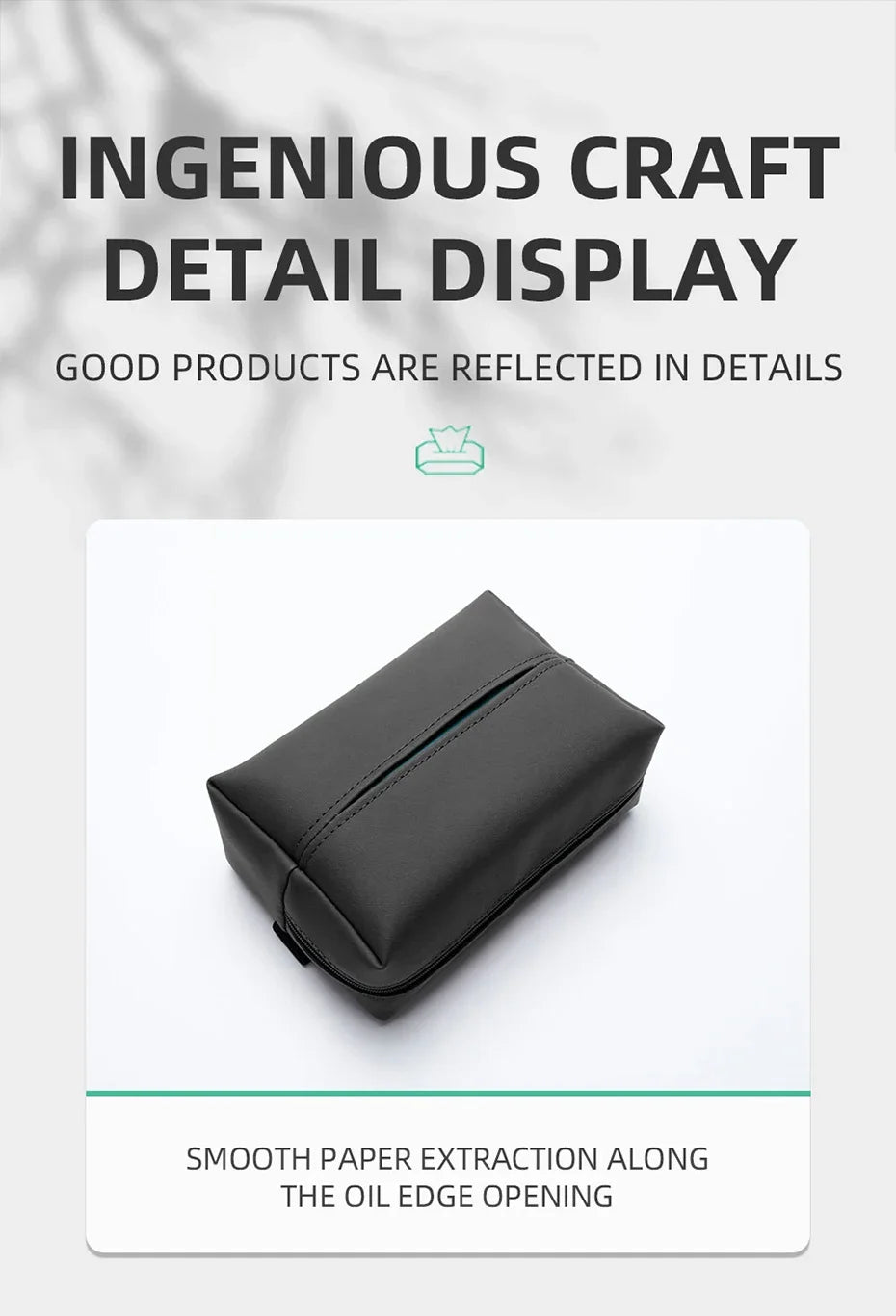 CowLost | paper-towel-holders-product_id-nappa-leather-car-tissue-box-holder-hanging-on-sun-visor-or-seat-back-organizer |20