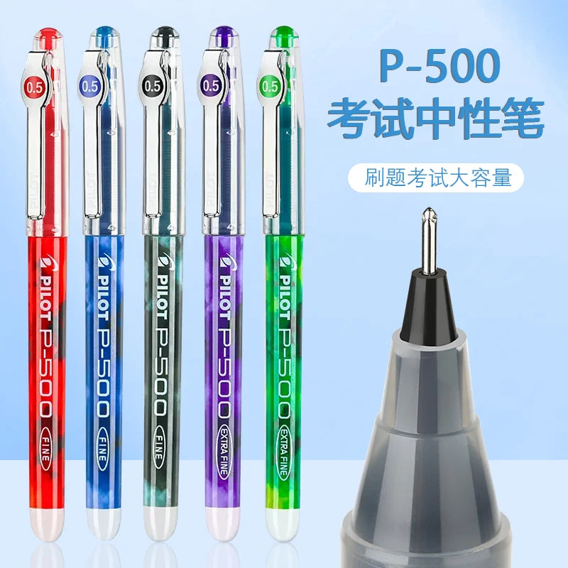 CowLost | product_id-pilot-p500-p700-gel-pens-0-5-0-7mm-black-red-blue-large-capacity-for-school-office-home-use |1