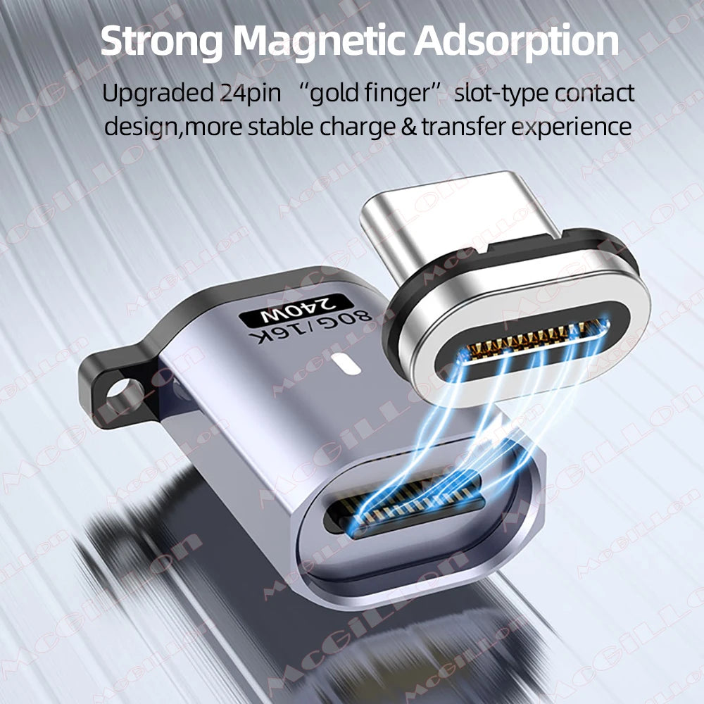 CowLost | product_id-pd-240w-usb4-0-80gbps-thunderbolt-5-magnetic-type-c-to-usb-c-fast-charge-otg-cable-16k-60hz |10