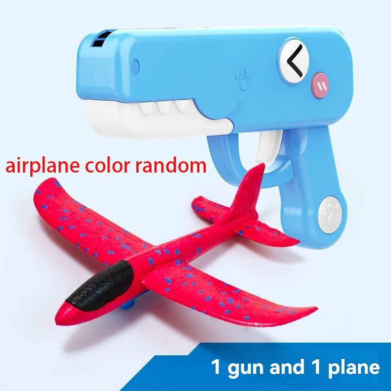 CowLost | product_id-kids-outdoor-foam-plane-glider-launcher-toy-gun-shooting-plane-toy |20