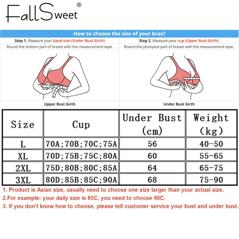 CowLost | product_id-fallsweet-plus-size-wireless-push-up-lace-bra-seamless-comfort |5