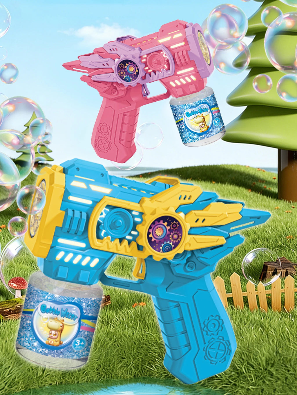 CowLost | product_id-electric-bubble-gun-toy-for-kids-handheld-automatic-outdoor-summer-gift-no-bubble-liquid |8