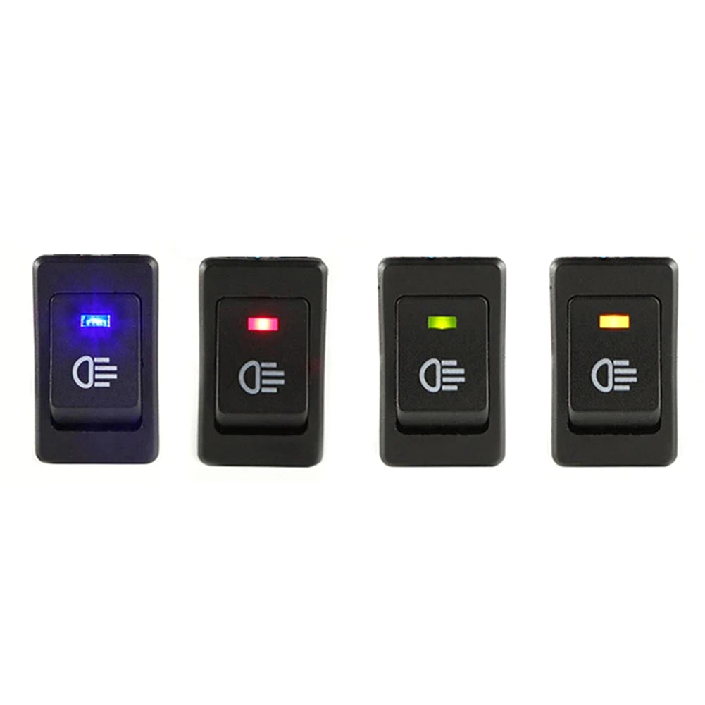 CowLost | 1-4pcs-asw-17d-car-rocker-switch-led-indicator-light-on-off-2position-4pin-rocker-switch-12v-35a-headlight-fog-light-switch |4