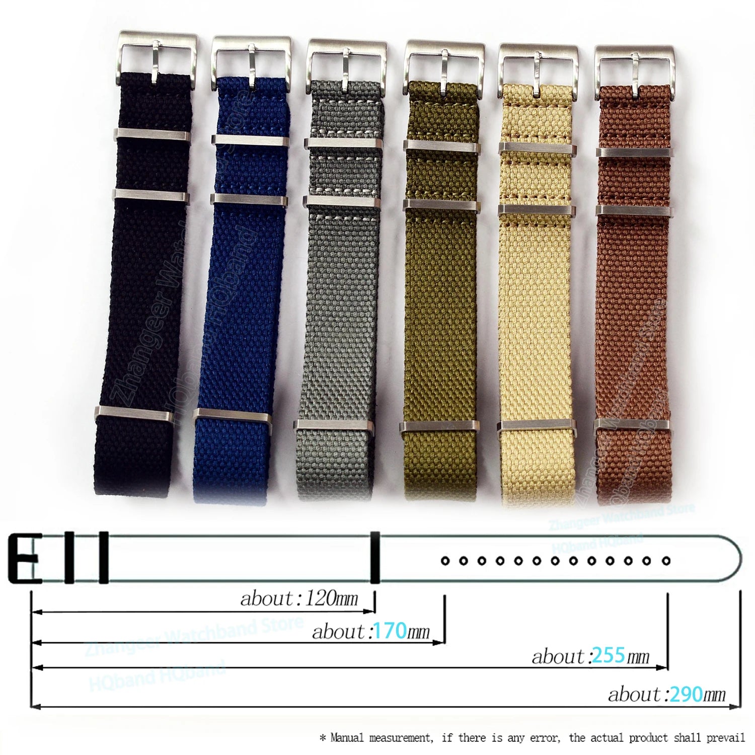 CowLost | bracelets-product_id-canvas-braided-nylon-watchband-20-22mm-for-samsung-huawei-amazfit-sport-wrist-strap |10