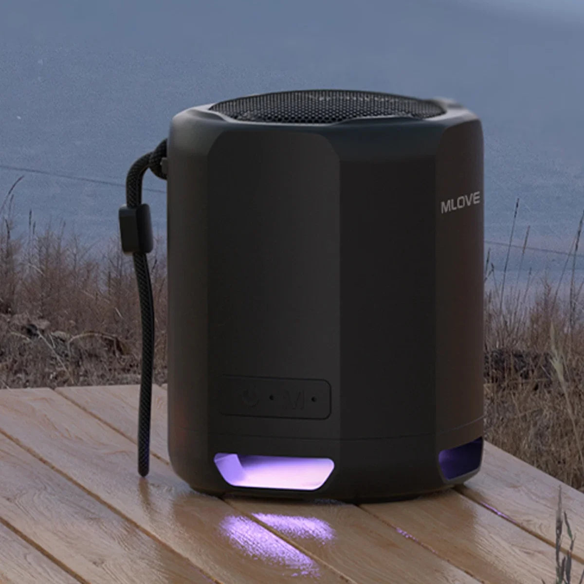 CowLost | mlove-portable-bluetooth-speaker-bluetooth-5-3-rgb-lights-compact-high-fidelity-sound-tws-connectivity |1