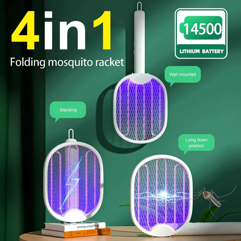 CowLost | product_id-foldable-usb-rechargeable-electric-mosquito-killer-racket-with-uv-light-3000v-bug-zapper |8