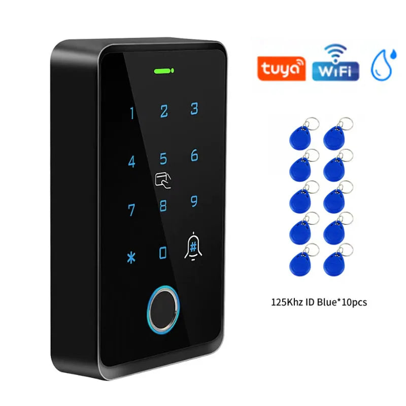 CowLost | locks-keys-product_id-waterproof-tuya-wifi-125khz-access-control-keypad-with-remote-unlock |10