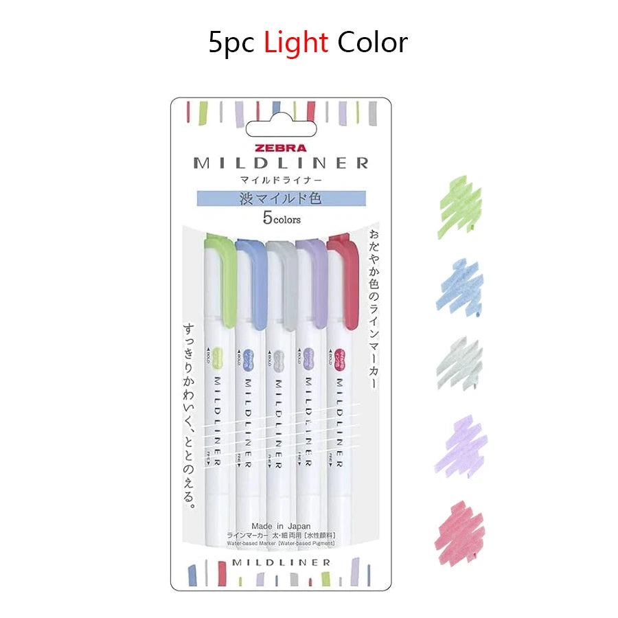 CowLost | product_id-zebra-mildliner-highlighters-5-40-colors-dual-tip-markers-for-art-and-drawing |25