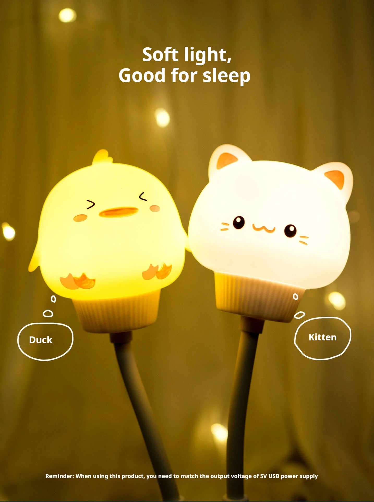 CowLost | product_id-usb-led-cartoon-night-light-bear-chick-kitten-with-remote-for-kids-bedside-lamp |14