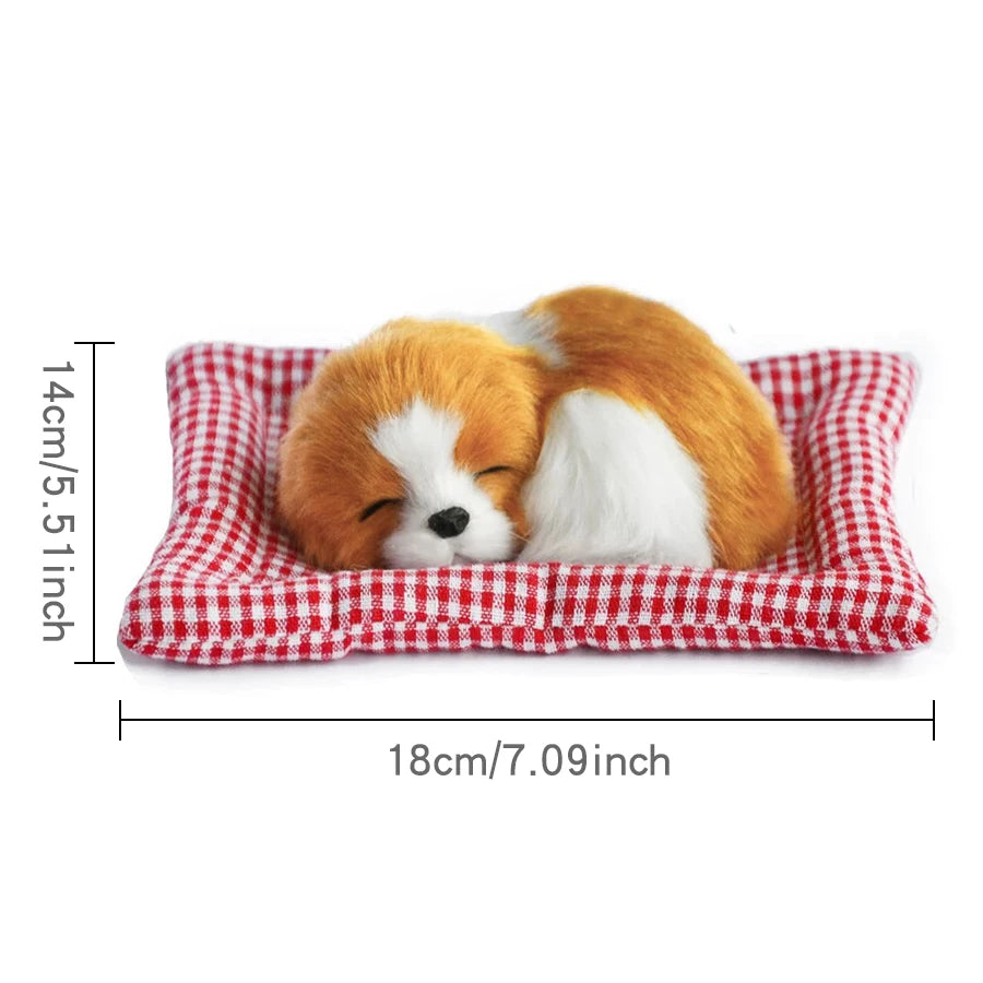 CowLost | product_id-fluffy-dog-plush-puppy-ornament-for-car-and-home-decoration |6