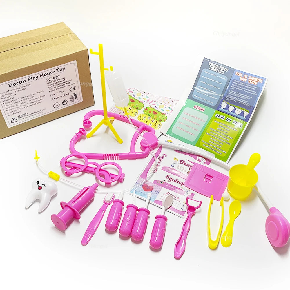 CowLost | product_id-doctor-play-set-30pcs-educational-medical-dentist-toys-gift-for-kids-3-6y |11