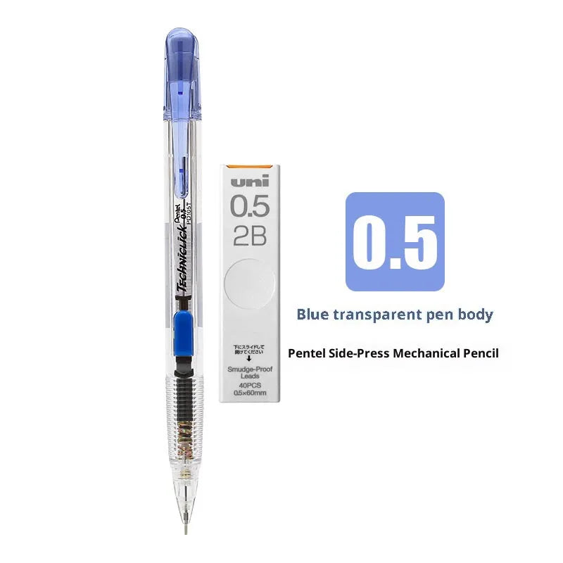 CowLost | product_id-pentel-pd105t-mechanical-pencil-0-5-0-7mm-break-resistant-side-knock-design |30