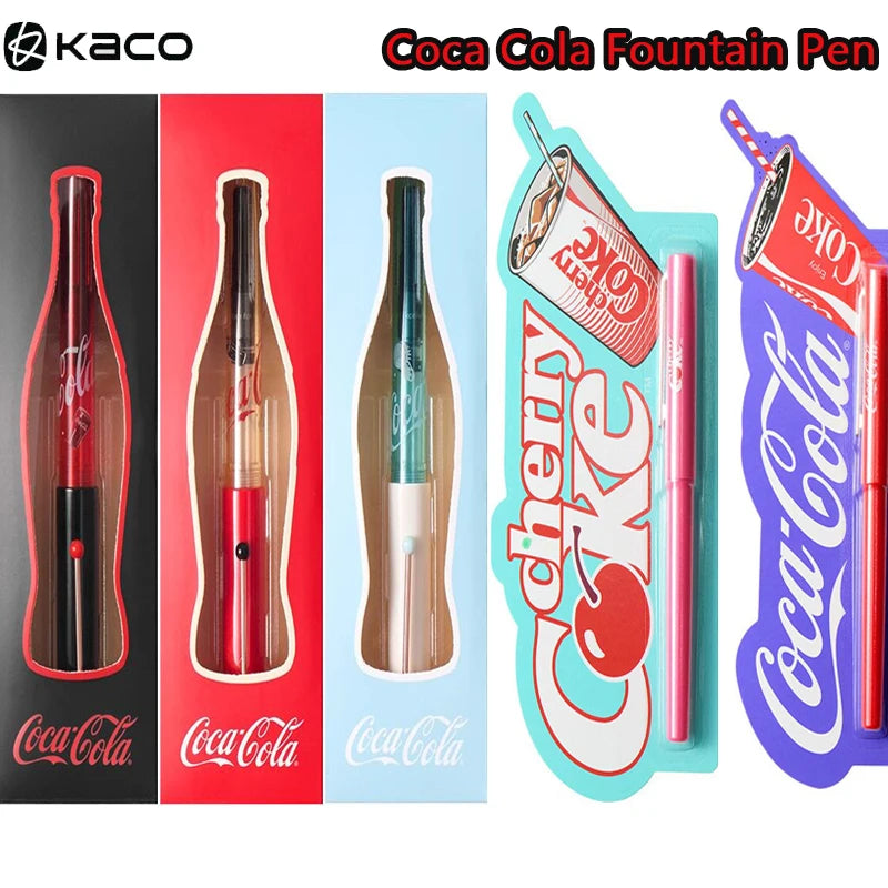 CowLost | product_id-kaco-retro-coca-cola-mellow-fountain-pen-extra-fine-0-38mm-with-built-in-cartridge |1