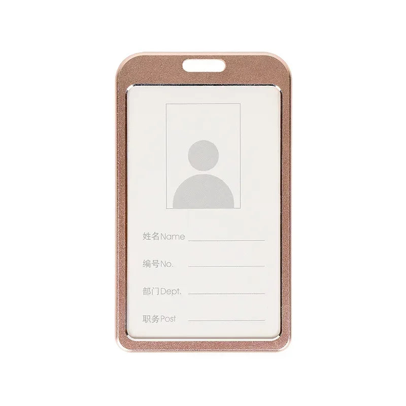 1 Pcs Aluminum Alloy Card Cover Case Bank Business Work Card Holder