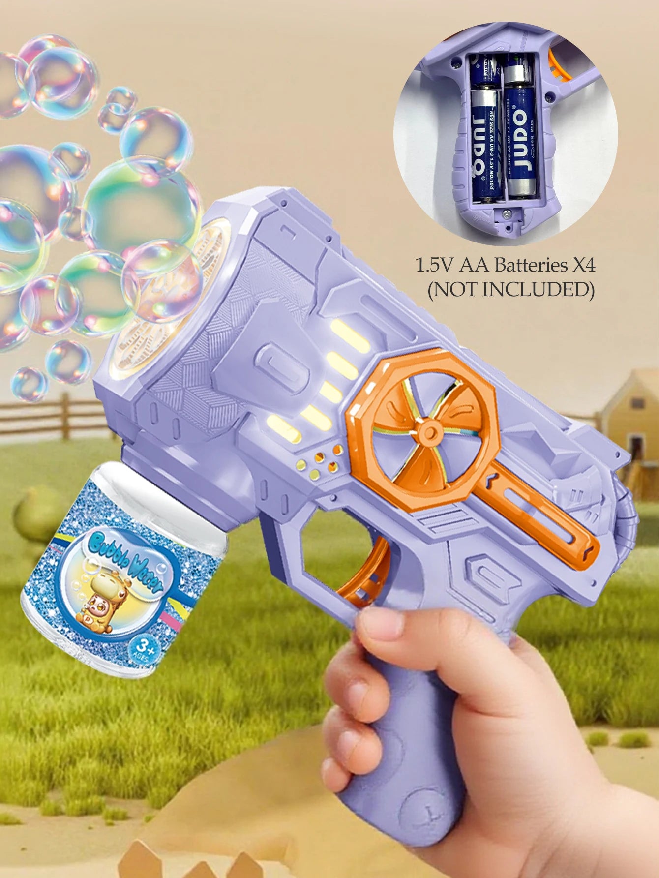 CowLost | product_id-electric-bubble-gun-toy-with-led-light-for-kids-outdoor-summer-game-no-bubble-liquid |17