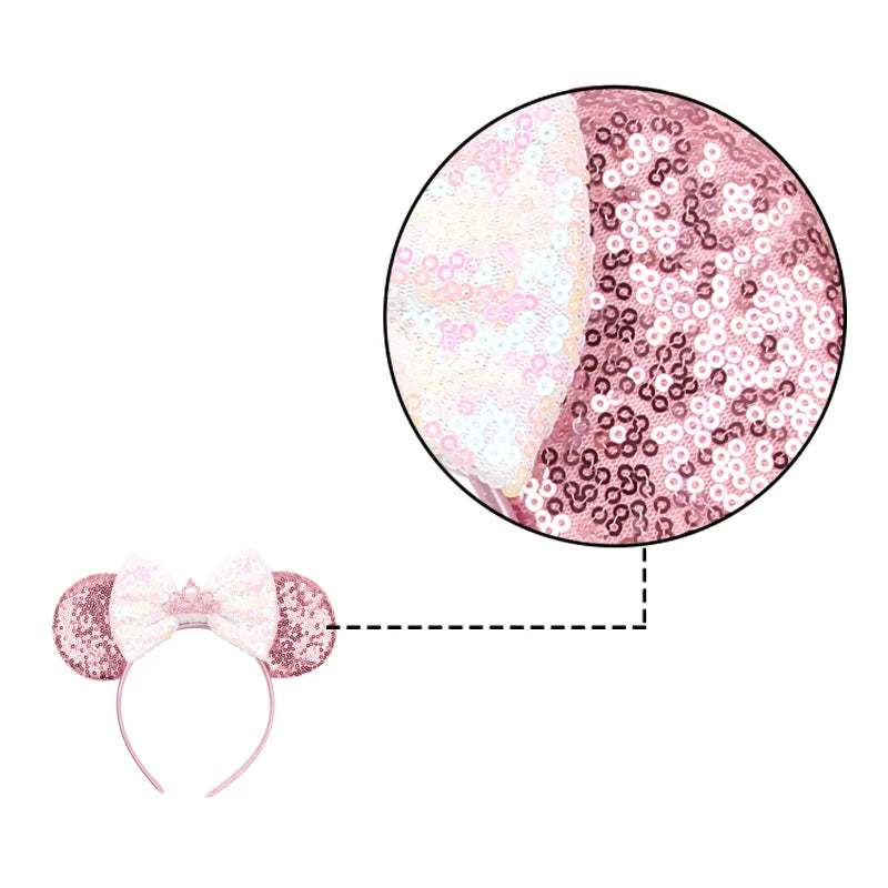 CowLost | disney-mickey-glitter-crown-hairband-for-girls |8
