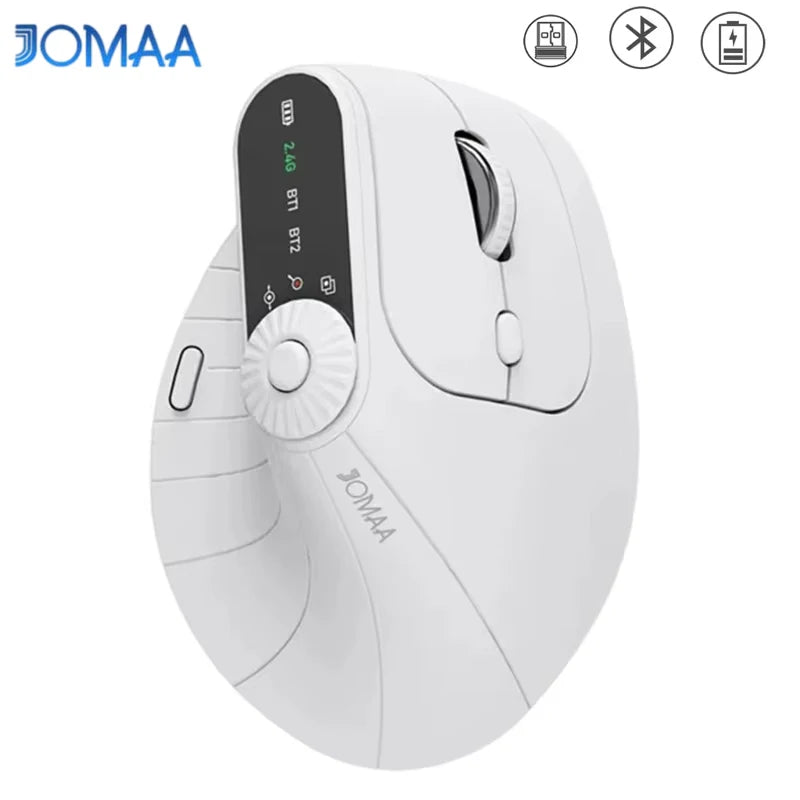 CowLost | product_id-jomaa-wireless-rechargeable-vertical-optical-mouse-with-dpi-adjustment-and-function-knob |1