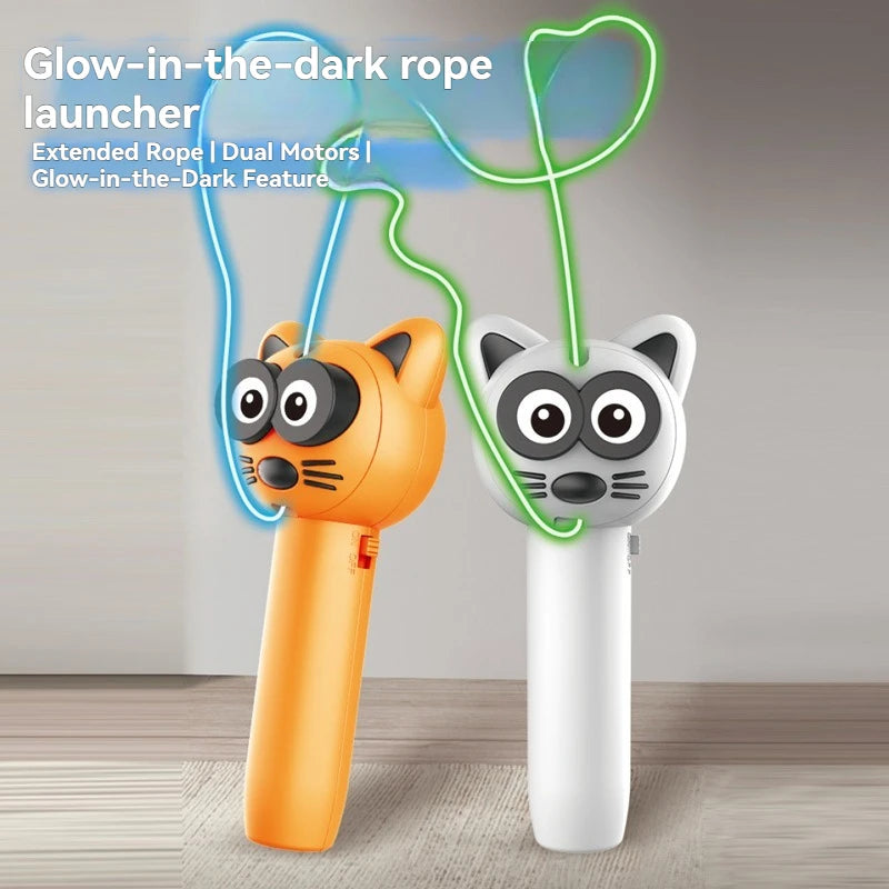 CowLost | product_id-handheld-adjustable-speed-luminous-zipstring-loop-fidget-toy-cat-teaser-launcher |4