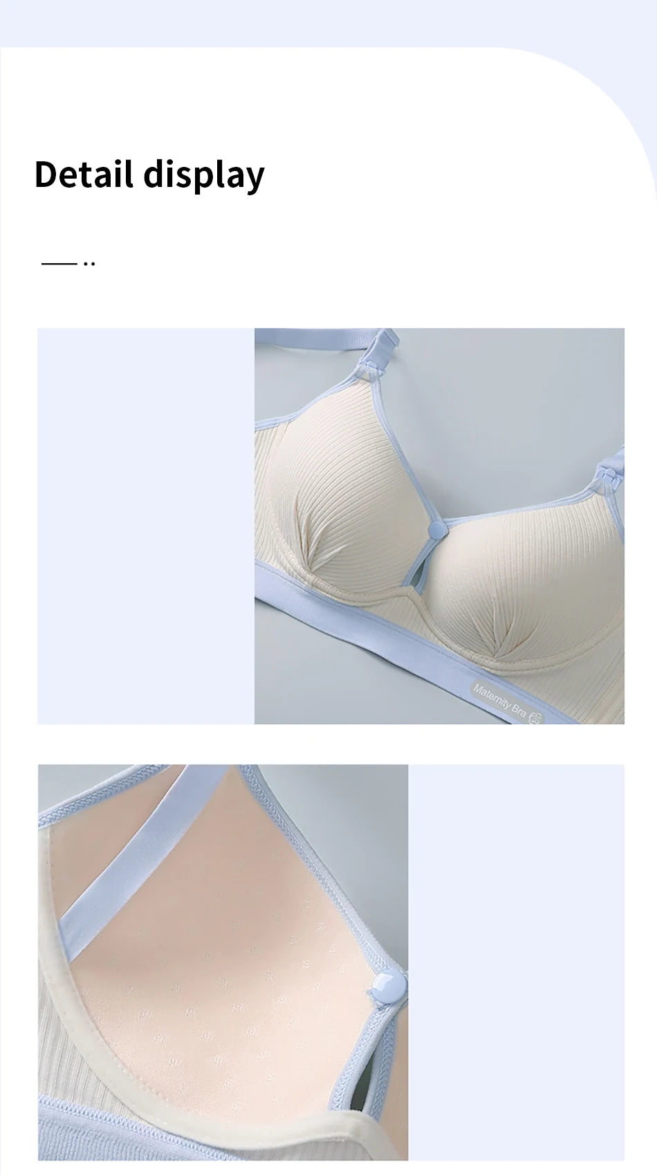 CowLost | product_id-wood-pencil-maternity-nursing-bra-front-open-wire-free-soft-comfort-bralette |11