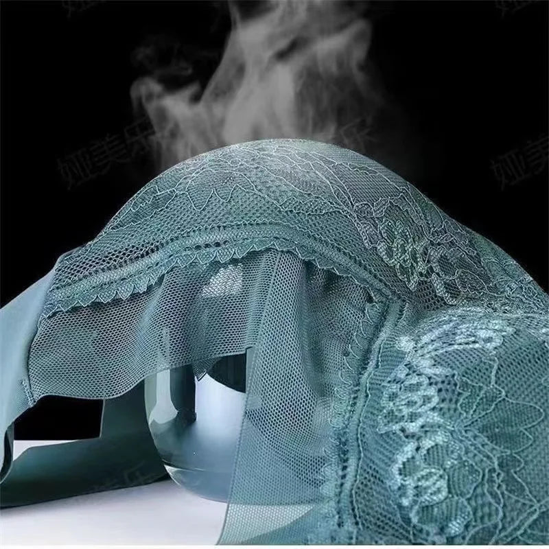 CowLost | product_id-seamless-wire-free-lace-bra-with-thin-molded-cups-comfortable-fit-small-to-large-sizes |8