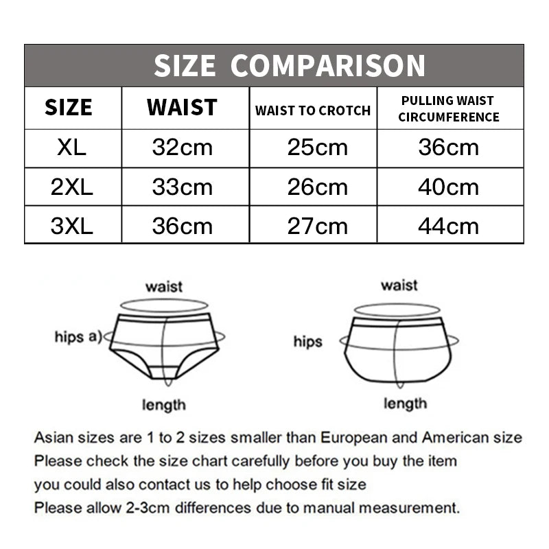 CowLost | 2-pcs-lot-mens-striped-panties-boxer |7