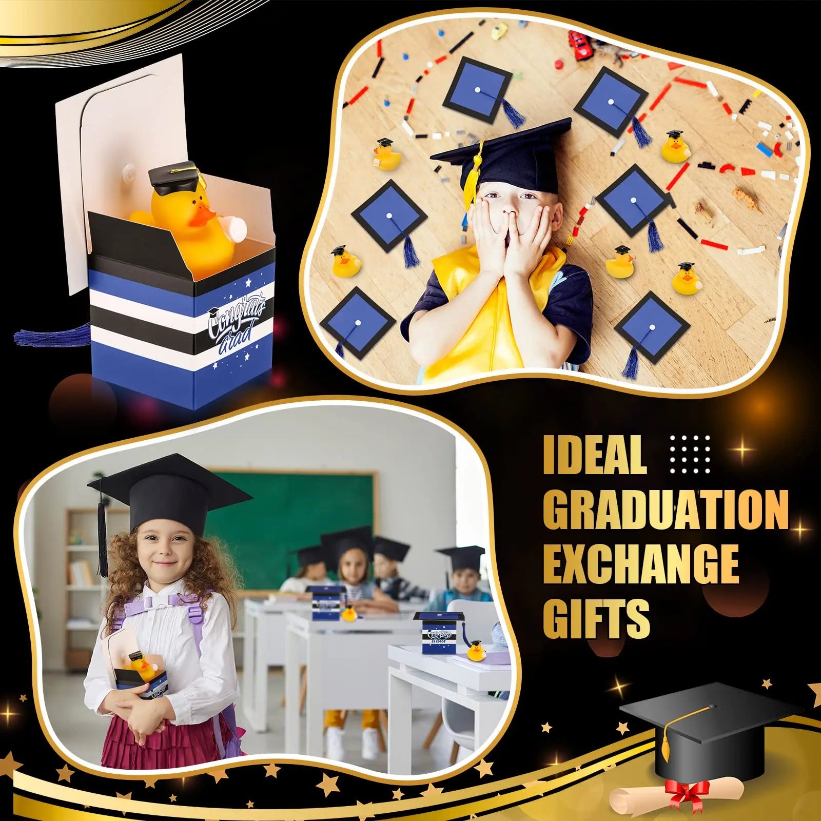 CowLost | product_id-graduation-duck-with-cap-gift-box-tassel-candy-box-party-favors-set |6