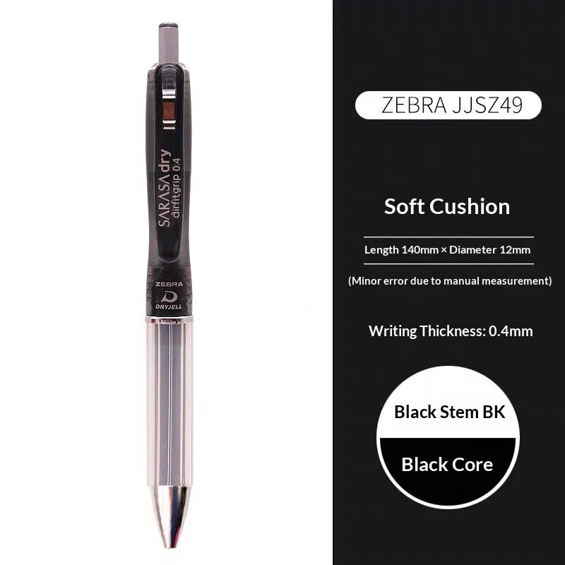 CowLost | product_id-zebra-jjz49-quick-dry-gel-pen-0-4-0-5mm-retractable-cushion-grip-transparent-design-for-exams-writing |26