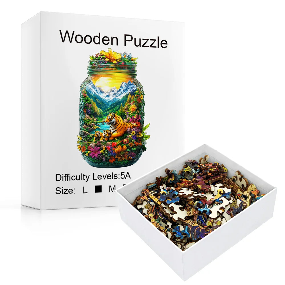 CowLost | unique-wooden-jigsaw-puzzle-difficult-challenge-for-adults-family-game-home-decor-ideal-gift |2