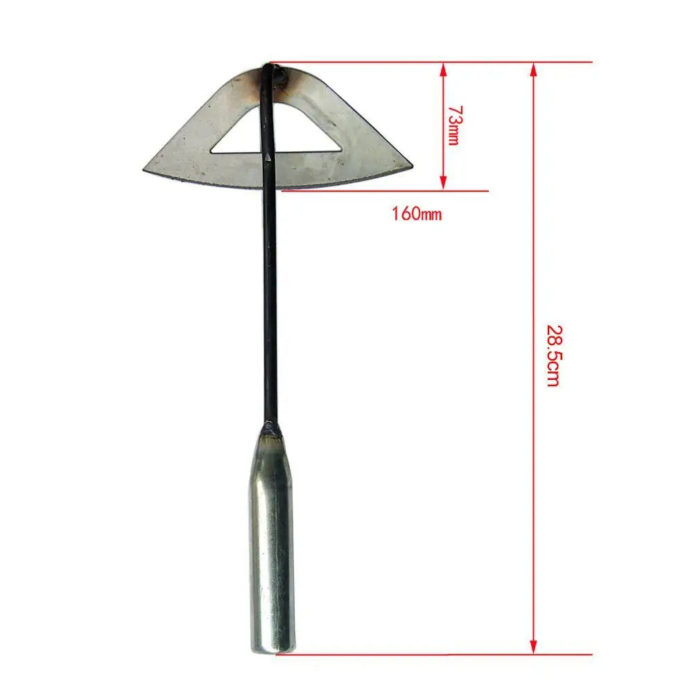 CowLost | product_id-hardened-steel-hollow-hoe-handheld-weeding-rake-garden-farm-tool |6