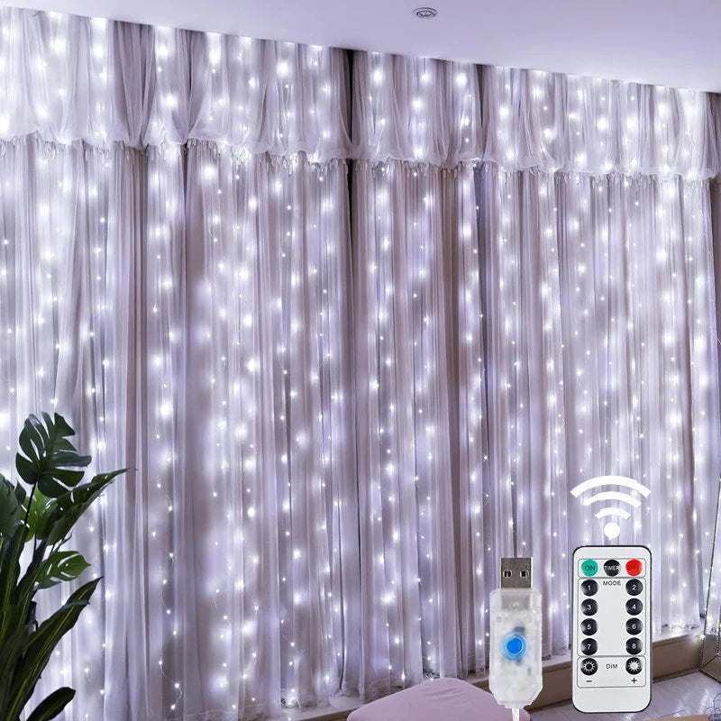 CowLost | product_id-led-fairy-string-curtain-lights-usb-remote-8-modes-christmas-holiday-decor |28
