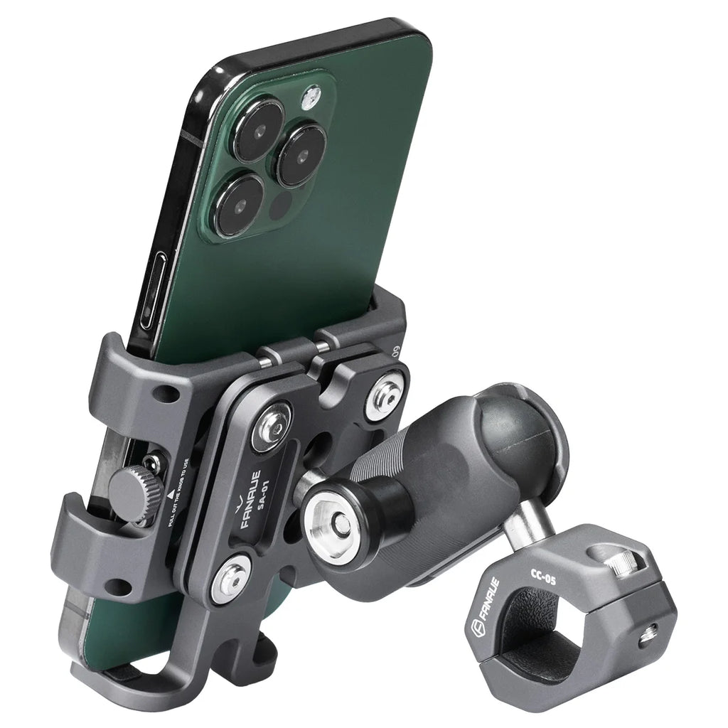 CowLost | product_id-fanaue-motorcycle-phone-holder-with-vibration-dampener-for-atv-utv-scooter-handlebar-gps |1