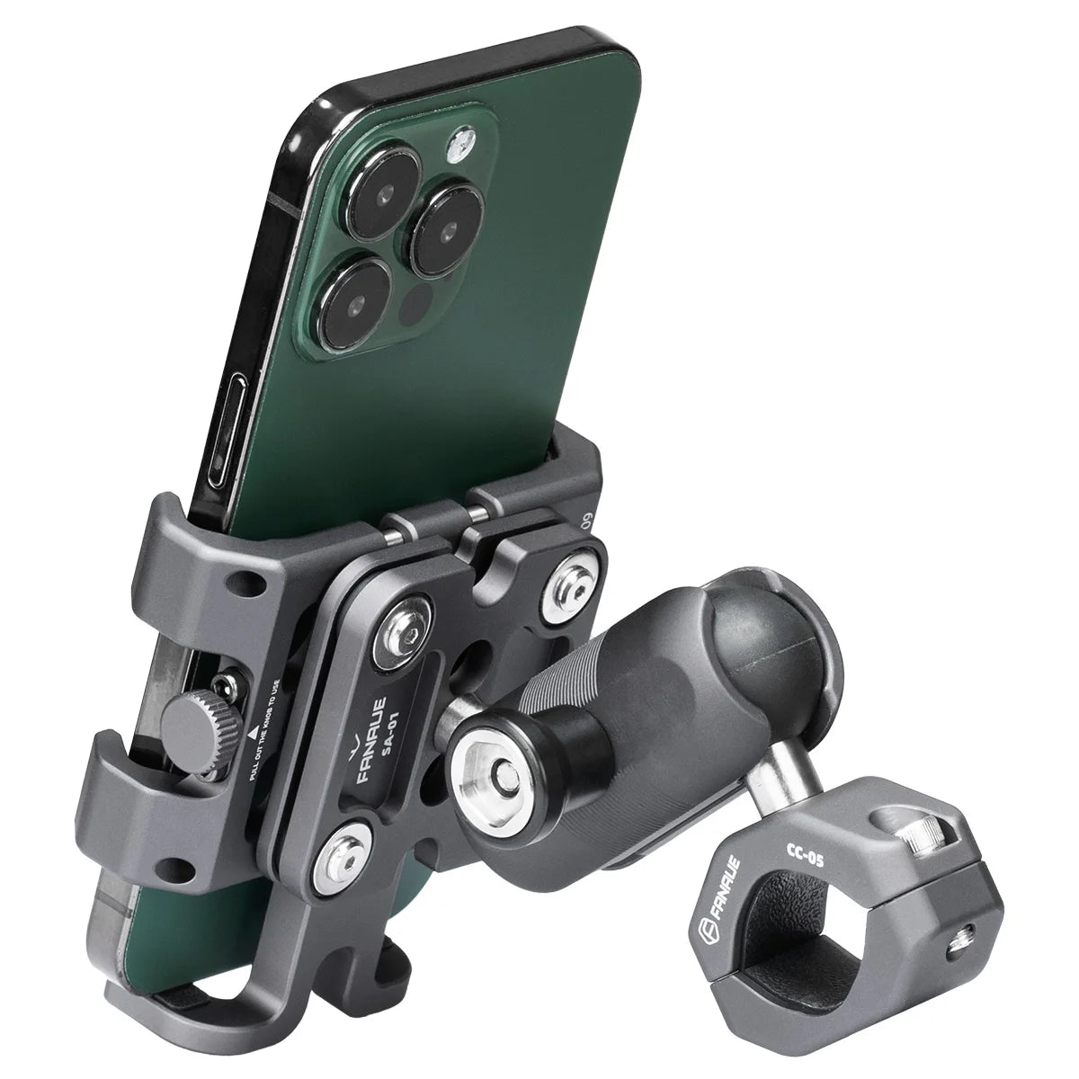 CowLost | product_id-fanaue-motorcycle-phone-holder-with-vibration-dampener-for-atv-utv-scooter-handlebar-gps |1