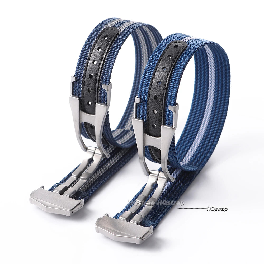 CowLost | product_id-20mm-ribbed-nylon-sport-strap-with-stainless-steel-buckle-for-omega-swatch-moonswatch-replacement |5
