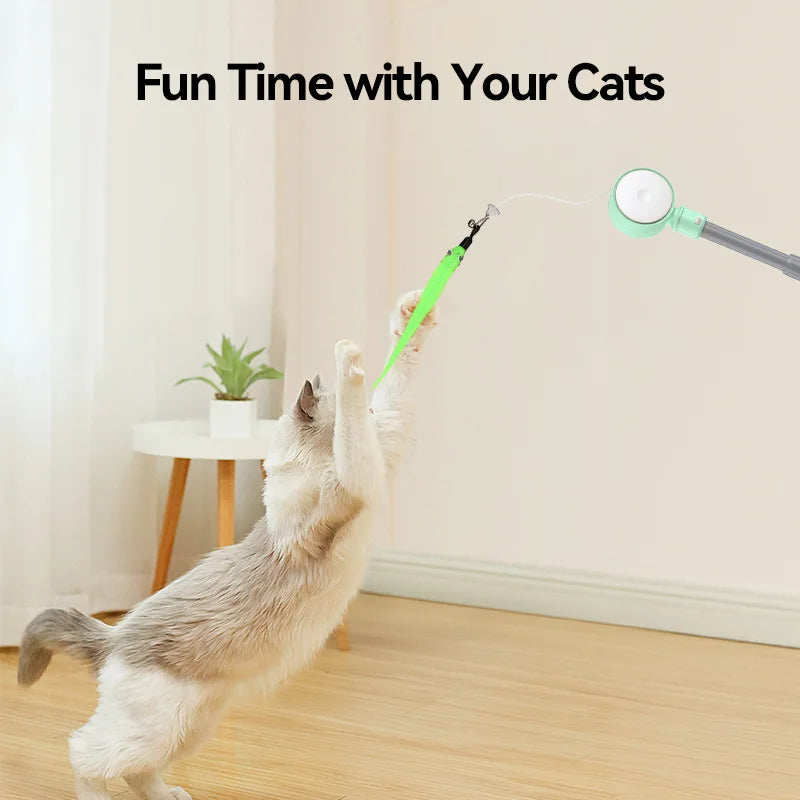 CowLost | cat-treats-rojeco-interactive-retractable-cat-laser-toy-with-feather-teaser |5