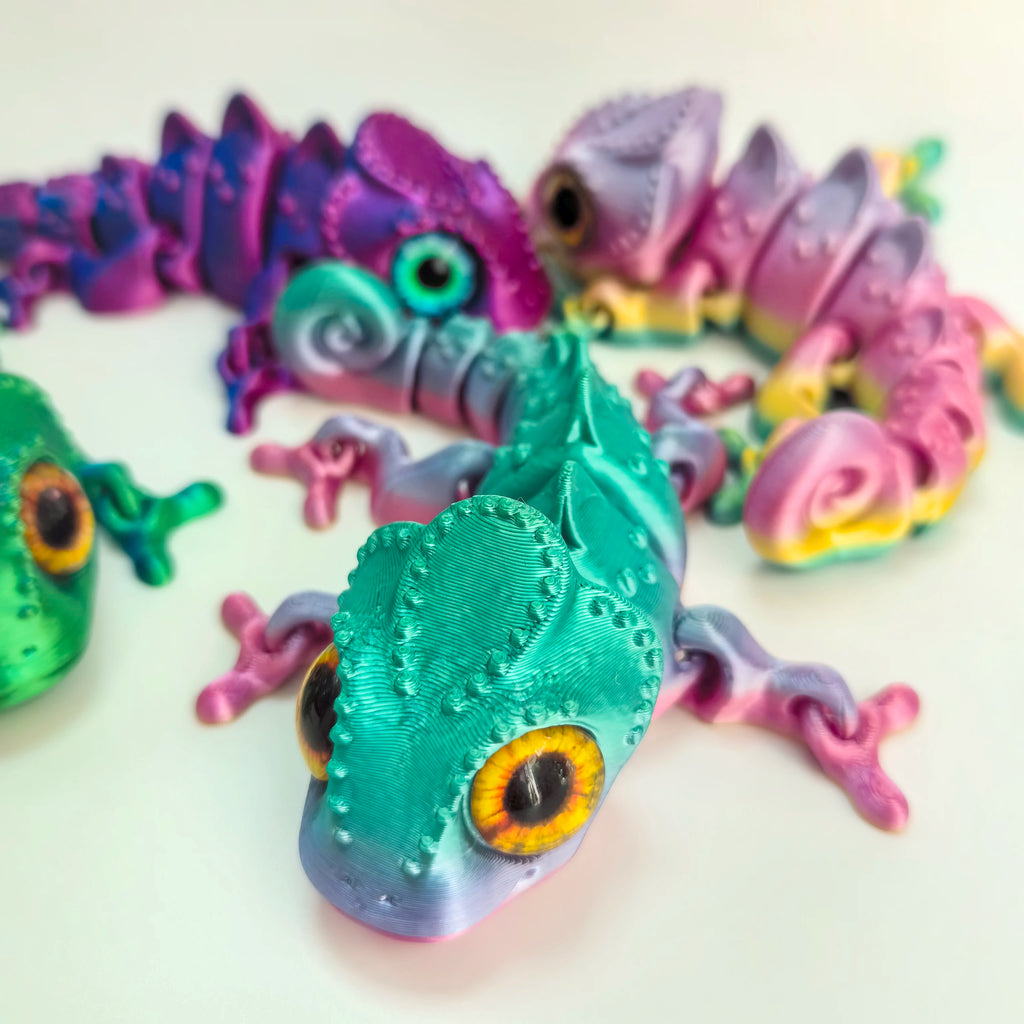 CowLost | product_id-3d-printing-movable-joint-chameleon-fidget-toy-animal-model-ornament-gift |9