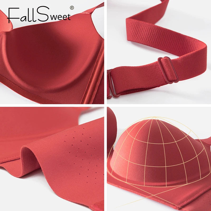 CowLost | fallsweet-plus-size-push-up-bra-for-women-seamless-bras-comfort-underwire-bralette-thin-cup-brassiere-bras-sexy-lingeries-femme |4