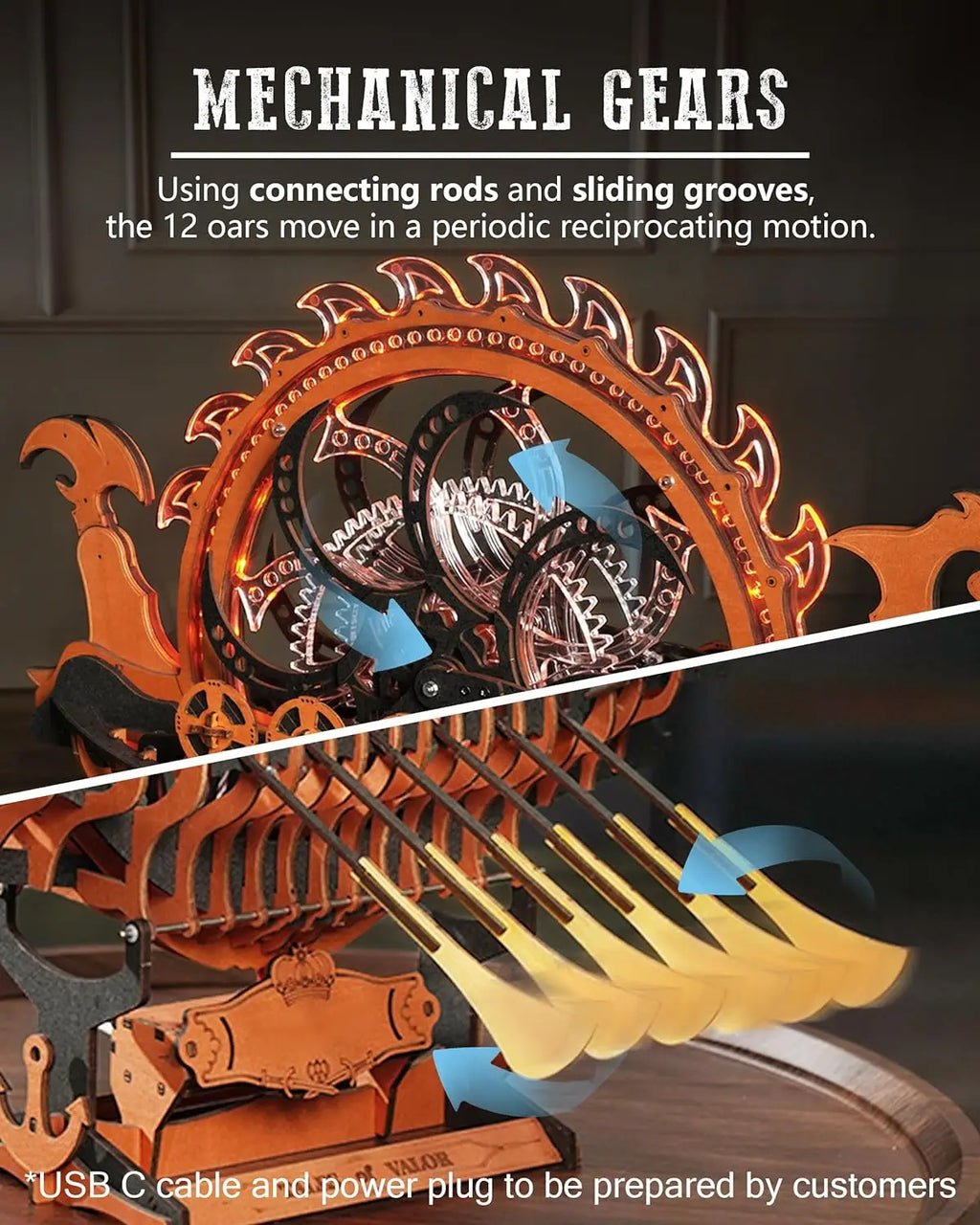 CowLost | fencing-barriers-robotime-viking-dragon-ship-3d-wooden-mechanical-puzzle-229-pieces |3